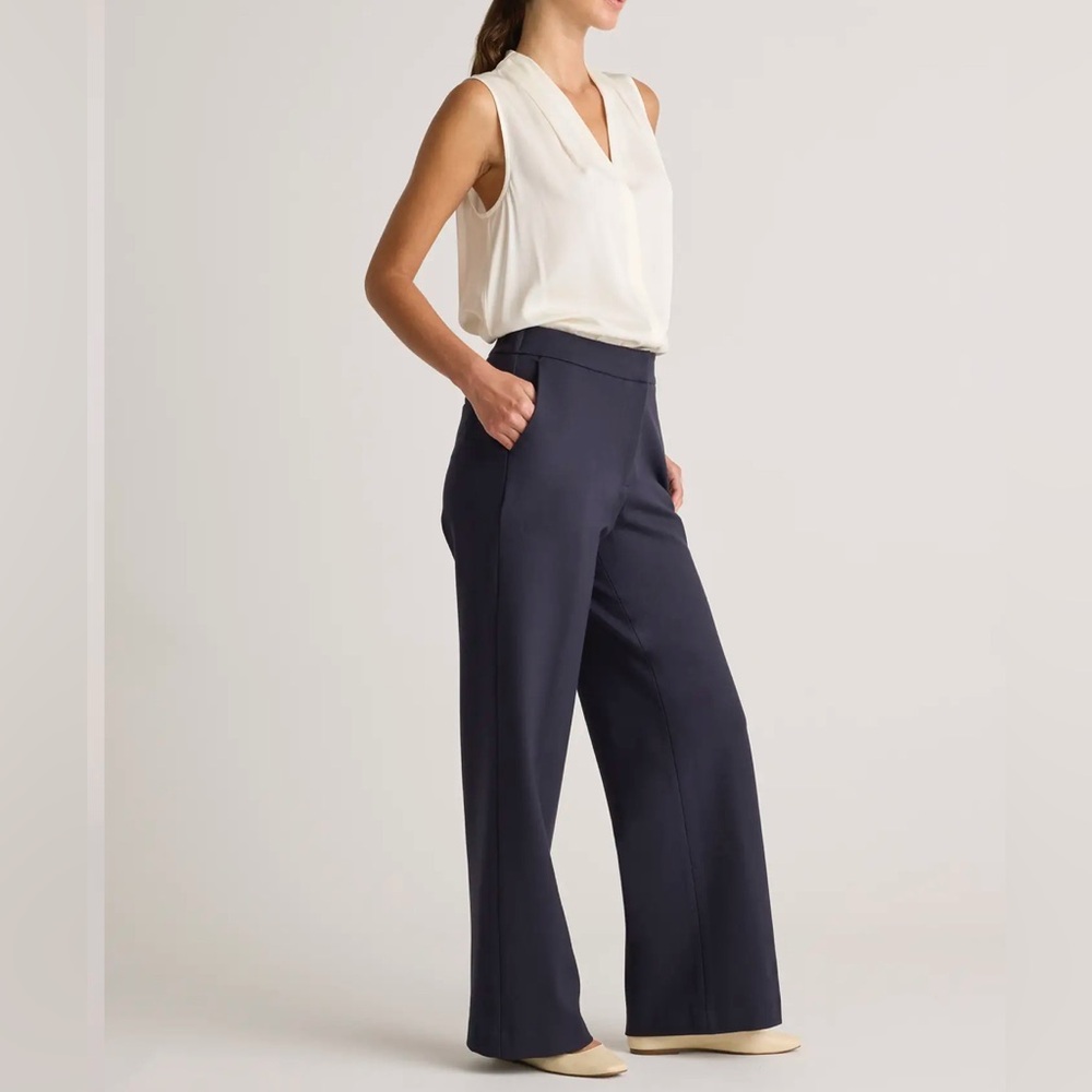 Ultra Stretch Navy Pants